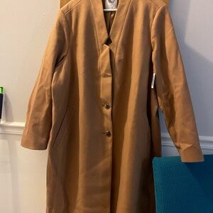 Old Navy Tan Trench Coat Classic Style